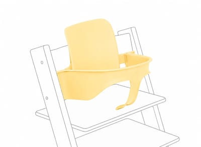 Stokke Tripp Trapp Baby Set2, Lemon Yellow - Maak van de Tripp Trapp-stoel een kinderstoel - Afneembare zitting voor 6-36 maanden - Past bij Tripp Trapp-modellen van na mei 2006