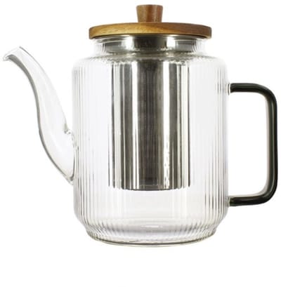 Ogo Living Karl theekan 1200ml helder / grijs