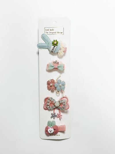 DW4Trading Baby en Kinder Haarspeldjes - Haarclipjes - Haar Accessoires - Set van 5 Stuks Type 5