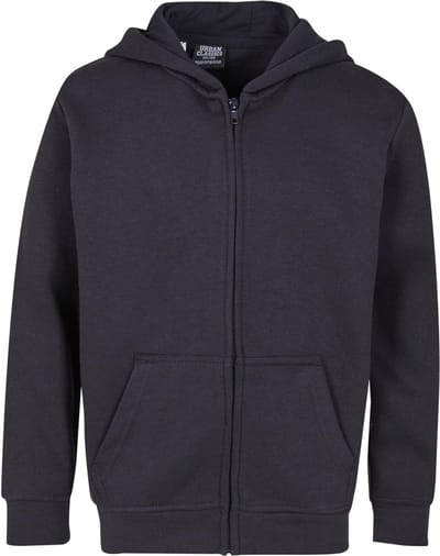 Urban Classics - Kids Basic Essential Vest Met Capuchon Kinderen - Kids 110/116 - Donkerblauw