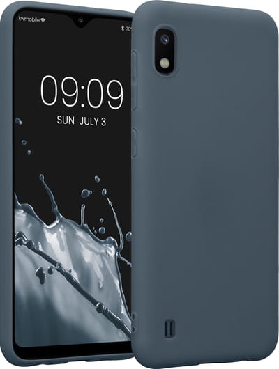 kwmobile telefoonhoesje geschikt voor Samsung Galaxy A10 - Hoesje voor smartphone - Back cover in leisteen