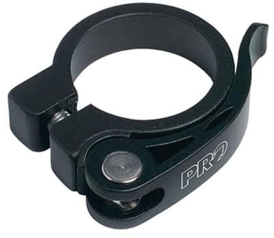 Snelspanner Zadelklem 34,9 mm Zwart voor Fietsen