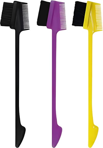 Guardian Beauty Edge Control Borstel- en Kamset - 3-delig - Haarstylingtools voor Randjes en Gladstrijken