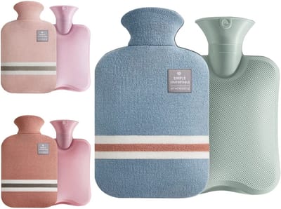 Dailygoods- Warmwaterzak 1,8 liter - Zacht Deksel - Veilig en Duurzaam - Waterdicht - Explosiebestendig - Langdurige Isolatie - Warmwaterkruik