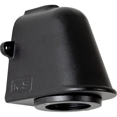 KS Verlichting Offshore Muurlamp Zwart met Lichtsensor LED