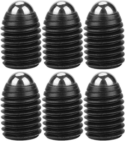 Allecto - M12 Kogelpentiel Set - Pneumatische systemen - Koolstofstaal - Zwart geoxideerd - Schroefdraad - 10 stuks - Geschikt voor lagers - Compac...