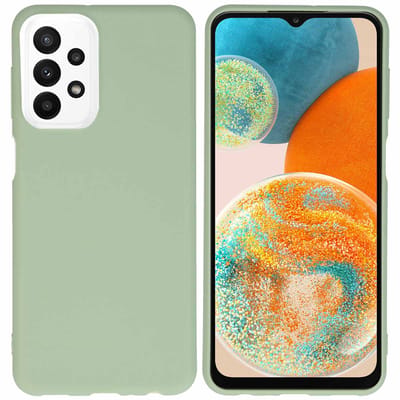 imoshion Hoesje - Geschikt voor Samsung Galaxy A23 (5G) - Color Backcover - Olive Green