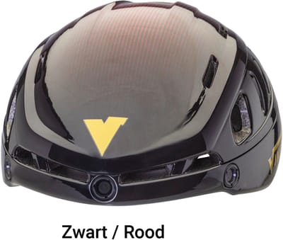 Viking Schaatshelm - Sparrow (incl. Vizier) Rood/Zwart M