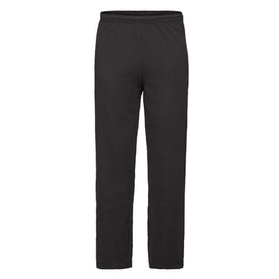 Fruit of the Loom Heren lichte joggingbroekjes (Zwart)
