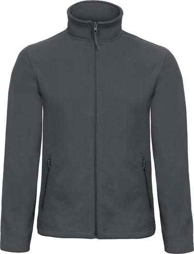 Fleecevest 'ID.501 Micro Fleece Full Zip' Maat M Donkergrijs