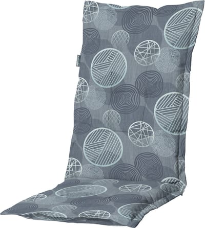 Madison - Tuinkussens Hoge Rug Circle Grey - 123x50 - Grijs