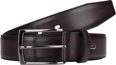 LLOYD Leren Riem Thin Leather Belt W80 Dark Brown Bruine