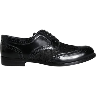 Heren Bloemen Brogue Wingtip Oxfords