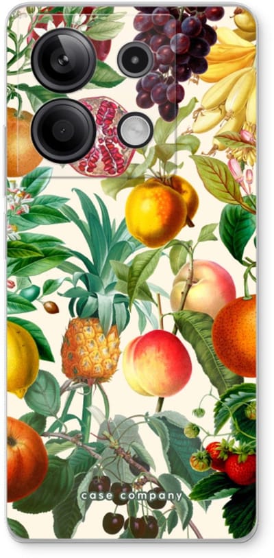 Case Company® - Hoesje geschikt voor Xiaomi Redmi Note 13 5G hoesje - Classic Flora - Soft Cover Telefoonhoesje - Bescherming aan alle Kanten en Schermrand