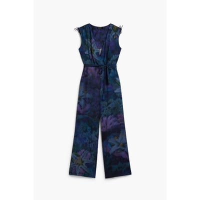 Dames jumpsuit Desigual Floresazul