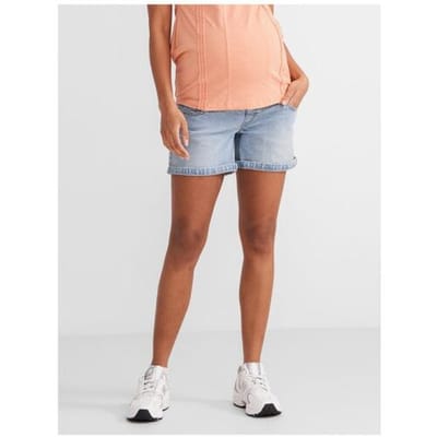 Prénatal zwangerschapsshort Light Blue Denim S Dames