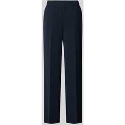 Straight leg pantalon met persplooien