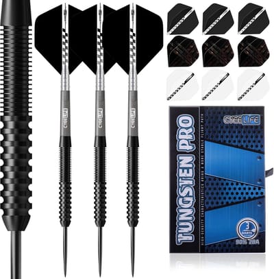 Professionele Tungsten Darts Set 23 gram - Darts met Geavanceerde Grip en Slijper