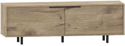 Alberto-Tv-meubel - 2-kleppen - Eikenlook
