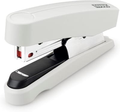 Novus B 10 FC stapler (20 sheets, flat binding, incl. 200 staples) grey