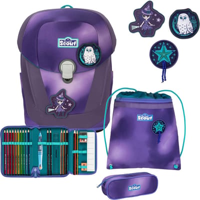 Scout schooltas Superflash Sunny II Set 4-delig Purple Magic paars