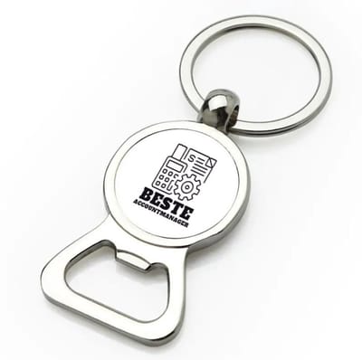 Akyol - beste accountmanager flesopener - Beste accountmanager - collega - welkom - afscheid - 9 bij 3 cm