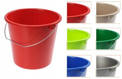 Ravi - Emmer - 5L - Metaalhandvat - Kunststof
