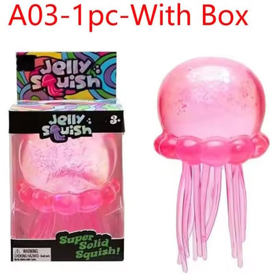 Hoge Kwaliteit Kwallen Knijp Fidget Speelgoed Product Needoh Stressverlichting Ontspan Squishy Anti-Angst Knijp Object Voor Focus