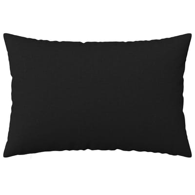 vidaXL - Kussensloop - 2 - st - HEERLEN - Zwart - 30 - x - 50 - cm - Stof