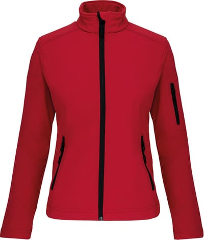 Kariban Dames softshell jas K400 - Red - S