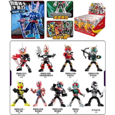 Figurine Anime Blokees Kamen Rider Masque Rider Jouets à Assembler Saber GEATS Hopper Kuuga Figurine d'Action Jouets à Assembler