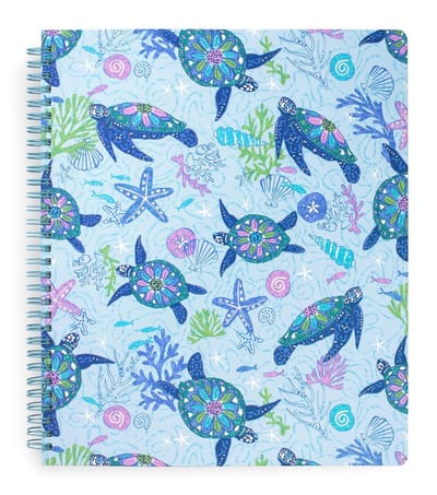 Grote Spiral Notebook met College Ruled Papier - 11" x 9.5" met Pocket en 160 Lijnen Pagina's