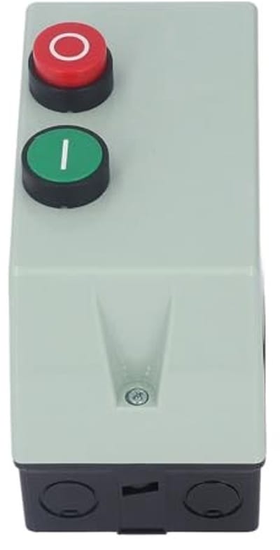 Jhubersproducts - Magnetische Starter - Vlamvertragende Schakelkast - Handmatige resetfunctie - Veilige ABS-behuizing - Overbelastingsbescherming - Ge