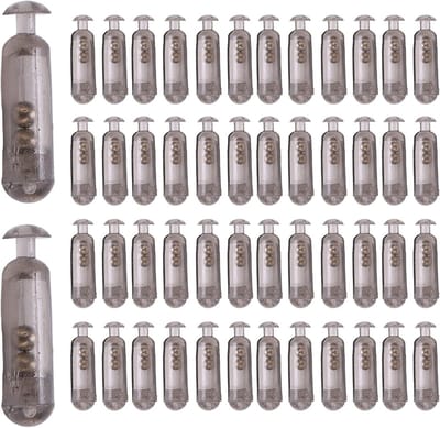 Vissen Lure Bait Rattle, 50 Stuks 15mm Ratelbuizen voor Zacht Vissen, Perfecte Accessoires voor Visserij en Aas