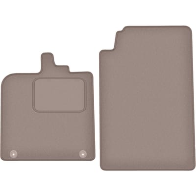 Beige voormatten voor: Smart ForTwo II hatchback (2007-2014)
