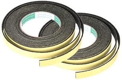 Afdichtings Foam Tape 5mm (W) x 3mm (D) x 4m (L) - Zelfklevende Weerstrip voor Isolatie van Ramen en Deuren, Set van 2 voor Optimale Energie-efficiëntie