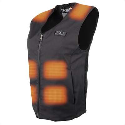 HEATDRY® Clothing - Verwarmde Bodywarmer Dames - HeatFlow SLIM - Bodywarmer Verwarmd Outdoor - Verwarmd Vest Dames - Heated Vest - Zwart - Dames - Maat XXS/M