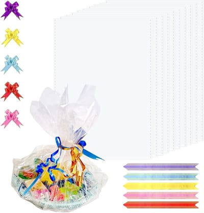Grote cellofaan zakken voor cadeauverpakking, transparante tasjes voor geschenken en decoratie