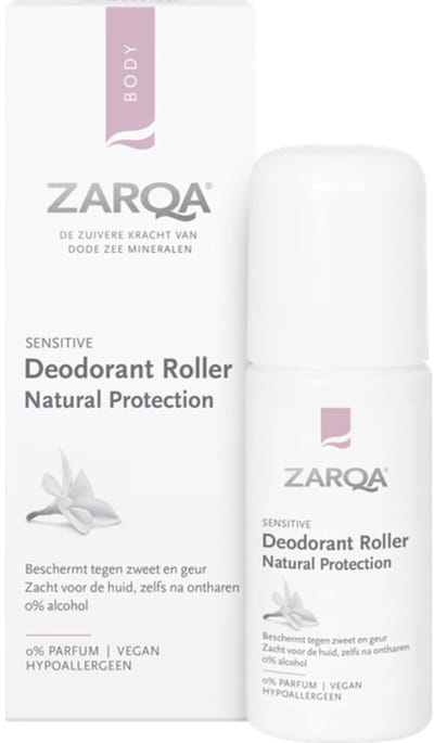Zarqa Sensitive Deodorant Roller - 3 x 50 ml - Voordeelverpakking