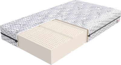 FDM® VALORE Matras 80x200 cm - Hoogte 19 cm H2 - Koudschuim Latex Matrassen - Dubbelzijdig - 7 zones - Antiallergisch