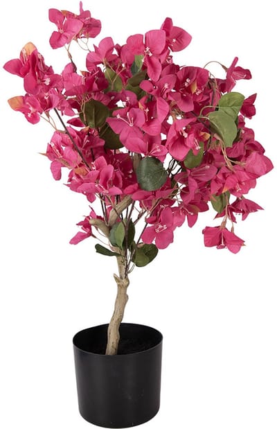 Clayre & Eef Kunstboom Bougainvillea 30x30x90 cm Roze Kunststof