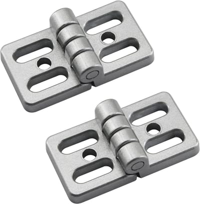 (2 Stuks) Zinklegering Deur Scharnieren Heavy Duty Kabinet Scharnieren Voor Aluminium Extrusie Profiel Frame