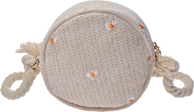 Juleeze Handtas Dames Ø 15 cm Beige Polyester