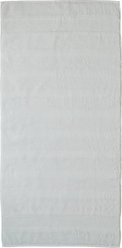 CAWÖ Noblesse² Uni Badhanddoek - Wit - 50x100