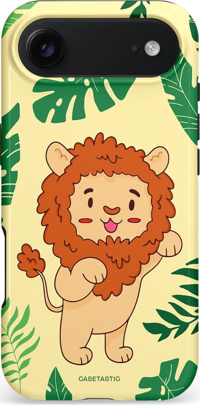 Casetastic hoesje geschikt voor Apple iPhone Air - MagSafe - Dubbellaagse bescherming - Brulknuffel - Fashion Case - Crème Groen Terracotta