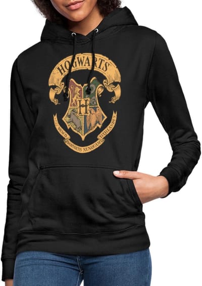 Harry Potter Zweinstein Wapenschild Hogwarts Hoodie Dames