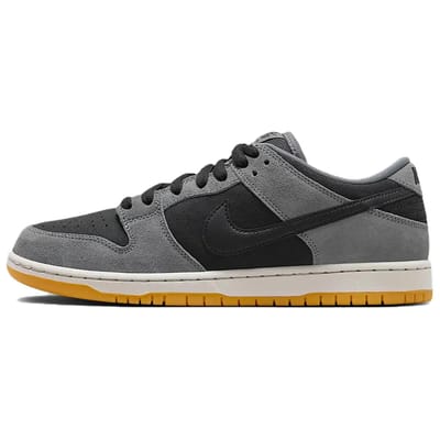 Nike Dunk Low SB Dark Smoke Grey Unisex Sneakers Zwart Photon-Dust Gum-Light-Brown HF3063-001 42.5 black