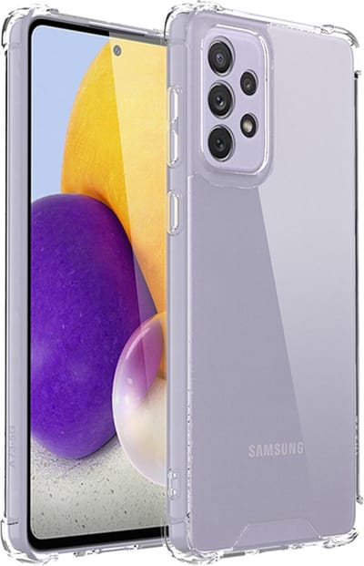 Hoesje Geschikt voor Samsung Galaxy A73 5G - Siliconen - A73 5G Hoesje Transparant Shock Proof Case