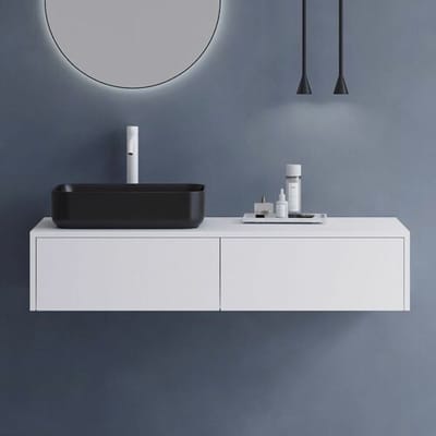 Megabad Profi Collection Art washbasin console 120 cm with 2 drawers 21MF1001120I