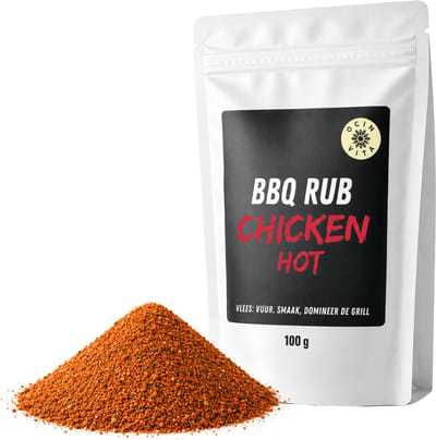 Pittige Kipkruiden 100g – BBQ Rub voor Kip, Chicken Wings, Pulled Chicken, BBQ, Airfryer & Oven – Ocin Vita